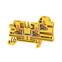 Khối Kết Nối Ray DIN AL3C 2.5 Vàng Weidmuller 2847420000