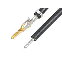 Dây dẫn MINI-FIT JR. M-S 225MM 20 AWG BK Au đã được ép đầu sẵn Molex 215343-1203