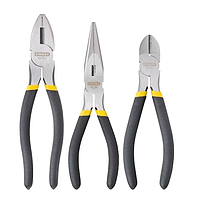 STANLEY 90-162 钳子套装 (pointed nose pliers, cutting pliers, electric pliers)