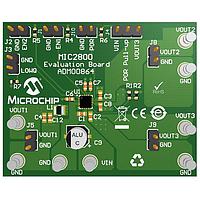 Microchip Technology ADM00864 Power Management Specialized MIC2800 3 output PMIC Evaluation Board