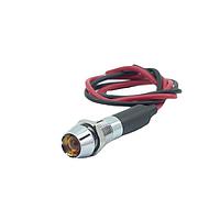 Mallory Sonalert FL1M-8CW-1-Y2V Panel Lights LED YEL 8MM NUT 2VAC/DC