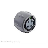 Đầu nối, không có vỏ bảo vệ, với 4 tiếp điểm hàn cái, IP68/69K trong điều kiện chưa kết nối Eaton Souriau-Sunbank UTSX612E4S