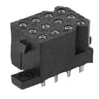 Ổ cắm 12 chân thẳng gắn bảng mạch Eaton Souriau-Sunbank SMS12GE3T