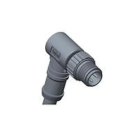 Amphenol LTW 8-03BMMM-SR7A03 Sensor Cables / Actuator Cables M8 Circular Metric Connector, A Code, Metal, 3A, 03 pins, Male Connector, Male Contact, Right Angle, Screw Thread, Overmolded, Length 3000mm, IP67 Mated