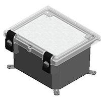 Khóa Bật Bản Lề POLY N4 NẮP GY 11.75"x9.88"x7.45" Serpac I352HL,TGBG