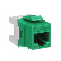Belden AX104192-B24 Modular Connectors / Ethernet Connectors CAT6+ JACK KCONN GREEN