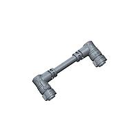 Cáp Cảm Biến / Cáp Bộ Chuyển Động X-Lok, Kích Thước Lớn, Nhựa, 20A, 05 chân, Đầu Nối Cái, Tiếp Điểm Đực, Góc Vuông đến Góc Vuông, Khóa Đẩy, Đầu Đúc Kép, Chiều Dài 4000mm, IP68 Amphenol LTW AB-DC05BR-DCBR-QE004