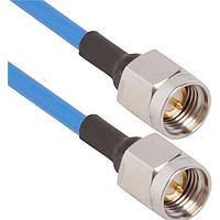Amphenol SV Microwave MSSMA-085-MSSMA-060 RF Cable Assemblies SMA Straight M to SMA Straight M 6"Cable