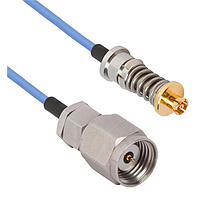 Amphenol SV Microwave FV67.3SMPM-047-MS185-060 RF Cable Assemblies VITA 67.3SMPM 1.85mm STR M 6"Cable