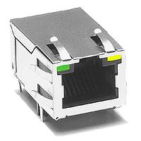 Mô-đun 1X1 TAB UP có đèn LED PoE+ Pulse Electronics JK0-0177NL