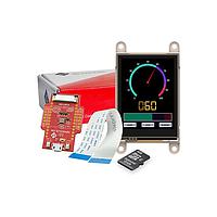 4D Systems SK-gen4-IoD-24T スターターキット gen4-IoD-24T用スターターキット、4D-UPA付き、150mm 10ピンFFCケーブル、uSD-4GB インダストリアル