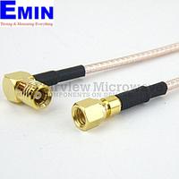 Cáp SMC Plug - RA SMB Plug Fairview FMC1826315LF (RG-316 Coax; 3 GHz )