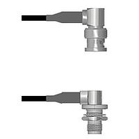 Amphenol Custom Cable Q-0E0490008010i RF Cable Assemblies BNC-RP/TNC-RJ RG58 10I