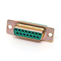Cinch DAMA15SFO D-Sub Connectors - Standard Density DSUB 15F CRIMP LC ZINC