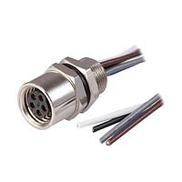 Same Sky (formerly CUI Devices) CDM807-05B-FW-R805-050-67 Straight 5 Pins Panel Mount Wire Rear M8 x 0.5 BCoding Screw Copper Alloy IP67