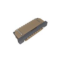 Amphenol FCI SFW9R-1STAE1LF Board Mount 1.00mm Flex Connector, SFW-R series, 9 Position, Bottom side Contact, Side Entry Surface Mount ZIF Connector, Lead Free, Selective Gold plated Terminals with Tin-plate Solder-tail.
