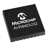 Microchip Technology AVR64DU32-I/RXB MCU's 64KB, 8KB RAM, 32p, 24MHz, USB, 10b ADC, 2xUART, SPI, TWI