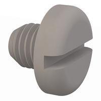 Essentra Components 012528P025 Pan Slotted Pan Slotted Screw, 1/4-28 Thread, 1/4 Lg