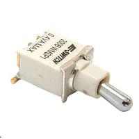 E-Switch 200BWMSP1T2A1SM6RE Toggle Switches 3A 20VAC 1 Pole On-None-On PC Mnt