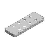 Masach Tech MS488-10CP EMI/RFI Shield Cover Perforated, Two-Piece 49.4 x 17.9 x 3.5mm Two-piece Drawn-Seamless RF Shield/EMI Shield COVER Perforated (CRS)