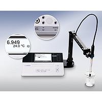 Máy đo pH/mV/Nhiệt độ để bàn điện tử bộ nhớ 1500 kết quả, nhận biết điện điện cực SI ANALYTICS ProLab 1000