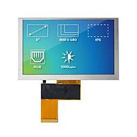 Riverdi RVT50HQTNWN00 TFT LCD 디스플레이 모듈 RGB, HB, 무금속 프레임