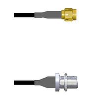 Amphenol Custom Cable Q-3B01U0003144i RF Cable Assemblies SMA-SP/N-SJB G174 144I