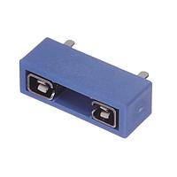 Giá đỡ lưỡi dao tự động 2 trong 1 tiêu chuẩn T/H, màu xanh dương 15A Keystone Electronics 3557-15