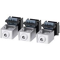 SIEMENS 3VA91330JB11 와이어 커넥터 BREAKER 3VA4,5 125A 1 와이어 AL 러그 3개