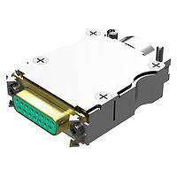 Amphenol Positronic RD9S10ANV50 Receptacle D-Sub Female Connector 9P Crimp Zinc Shell Backshell Assembly Lock Lever