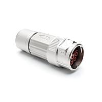 Amphenol SINE Systems MB5CKN15H00-S1 Circular Metric Connectors 15POS FEMALE PLG STR 7.5-11.0MM CORD GRI