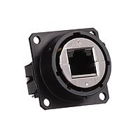 Đầu nối RJF kín, đế vuông, ổ cắm cái RJ45, mạ BZN Amphenol Socapex RJF2SA1ZN