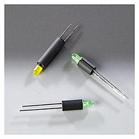 BIVAR ELM24003GDL LED Circuit Board Indicators Vert LED Assembly 3mm Green 565 nm