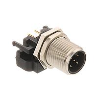 AMP Connectors - TE Connectivity 4-2172070-2 Straight M12 MALE PNLREAR 5P ACODE PCBSTAND STRT
