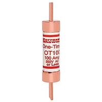 Mersen OT100 파워 퓨즈 퓨즈, 클래스 K5, 일반 용도, 50kA AC/20kA DC, 250VAC/DC, 100A