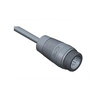 Amphenol LTW 1CD-08BMMM-SL6A05 Sensor Cables / Actuator Cables Ceres, Middle Size, Plastic, 5A, 08 pins, Male Connector, Male Contact, Straight, Screw Thread, Overmolded, Length 5000mm, IP66
