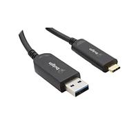 Cáp Quang Chủ Động USB 3.2 Gen 2 Cáp Quang Chủ Động USB 3.2 Gen2, Đầu đực A sang đầu đực C, vỏ PVC không vít dài 20m Bulgin AOUS4/020