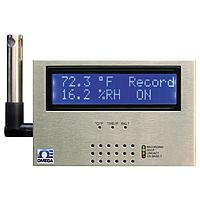 OMEGA ISDTHP-5-CAL-3-HU 인터넷을 통한 환경 모니터링 및 기록 (124 °C, 0 to 100% RH, Probe, Wall mount bracket)