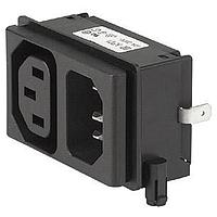 Schurter KP01.1012.01 インレット SNAP-IN PCB SLDR/QC