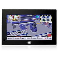 IEI Technology AFL3-W07A-BT-N1/PC/2G-R20 팬리스 경공업용 7" 500cd/m2 1024x600 HD 팬리스 패널 PC, 인텔 셀러론 N2807 듀얼 코어 1.58 GHz, 802.11a/b/g/n/ac 무선 모듈, 프로젝티드 정전식 터치 스크린, 온보드 2GB DDR3L RAM, AG, R20 포함