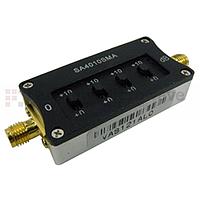 Fairviewmicrowave SA4010SMA 0 to 40 dB Step Attenuator With a 10 dB Step SMA Female Connectors Rated Up To 4 GHz and Up to 2 Watts in a Switch Design