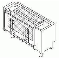Đầu kết nối SATA tốc độ cao 1.27 mm, chân 1.27 mm, kiểu thẳng, công nghệ hàn bề mặt SMT Molex 47306-5005