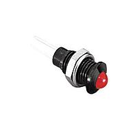 Bulgin DX1119/RD LED Panel Mount Indicators Black Nickel Pltd Red Indicator