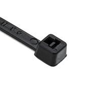 HellermannTyton T18S0HSM4 Cable Ties High-Temp Cable Tie, 3.3" Long, UL Rated, 18lb Tensile Strength, PA66HS, Black, 1000/pkg
