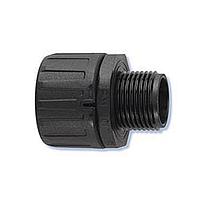 Heyco F8510 Liquid Tight FLEXICON 1/2 NPT BLACK