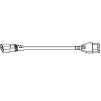 Volex 2172H AC Power Cord 10A 250V JMPR CRDSET 1.5 METER BLACK