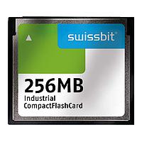 Thẻ compact flash 256MB Công nghiệp SLC C300L Nhiệt độ công nghiệp Swissbit SFCF0256H1BK1MT-I-MS-553-SMA