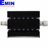 Fairview  SA6NFNM100W-30 30 dB Fixed Attenuator N Female To N Male Directional Up To 6 GHz Rated To 100 Watts With Black Aluminum Heatsink Body