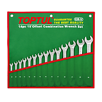 TOPTUL GAAA1408 Standard Comb. Wrench Set (14 PCS (8-24mm))