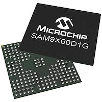Bộ vi xử lý - MPU ARM926 MPU, 1GBIT DDR2, BGA, Nhiệt độ công nghiệp, T&R Microchip Technology SAM9X60D1GT-I/4FB